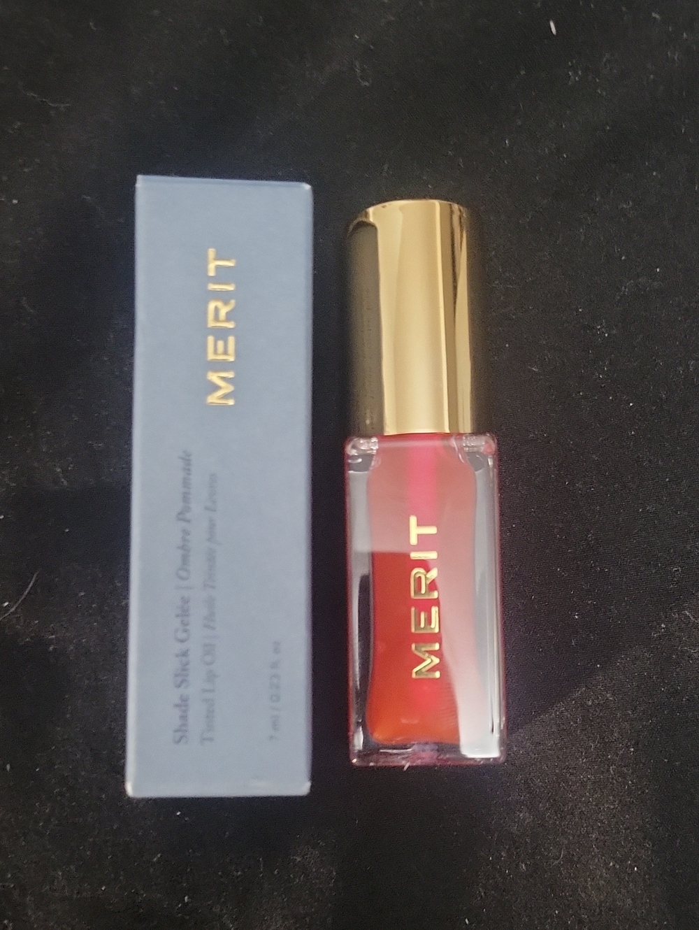 NIB MERIT Shade Slick Gelée Sheer Tinted Lip Oil - Full Size 7ml